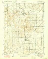 Richards Missouri Historical topographic map, 1:24000 scale, 7.5 X 7.5 Minute, Year 1942