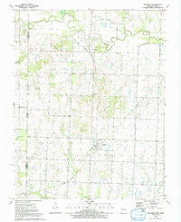 Richards Missouri Historical topographic map, 1:24000 scale, 7.5 X 7.5 Minute, Year 1991