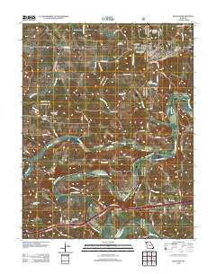 Richland Missouri Historical topographic map, 1:24000 scale, 7.5 X 7.5 Minute, Year 2012