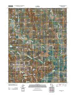 Richmond Missouri Historical topographic map, 1:24000 scale, 7.5 X 7.5 Minute, Year 2012