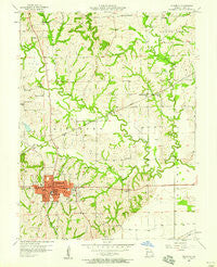 Richmond Missouri Historical topographic map, 1:24000 scale, 7.5 X 7.5 Minute, Year 1957