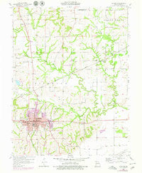 Richmond Missouri Historical topographic map, 1:24000 scale, 7.5 X 7.5 Minute, Year 1957
