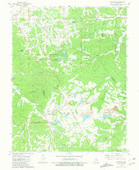 Richwoods Missouri Historical topographic map, 1:24000 scale, 7.5 X 7.5 Minute, Year 1981