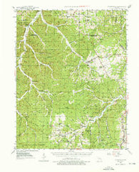 Richwoods Missouri Historical topographic map, 1:62500 scale, 15 X 15 Minute, Year 1946