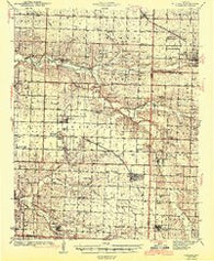 Ritchey Missouri Historical topographic map, 1:62500 scale, 15 X 15 Minute, Year 1943