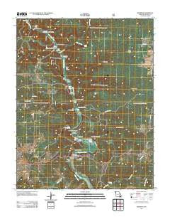 Riverton Missouri Historical topographic map, 1:24000 scale, 7.5 X 7.5 Minute, Year 2011