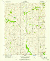 Roads Missouri Historical topographic map, 1:24000 scale, 7.5 X 7.5 Minute, Year 1957