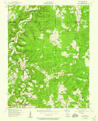 Roby Missouri Historical topographic map, 1:24000 scale, 7.5 X 7.5 Minute, Year 1954