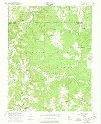 Roby Missouri Historical topographic map, 1:24000 scale, 7.5 X 7.5 Minute, Year 1954