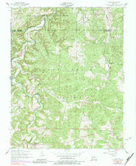 Roby Missouri Historical topographic map, 1:24000 scale, 7.5 X 7.5 Minute, Year 1954
