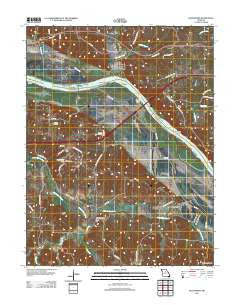 Rocheport Missouri Historical topographic map, 1:24000 scale, 7.5 X 7.5 Minute, Year 2011