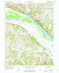Rocheport Missouri Historical topographic map, 1:24000 scale, 7.5 X 7.5 Minute, Year 1952