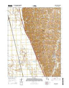Rock Port Missouri Current topographic map, 1:24000 scale, 7.5 X 7.5 Minute, Year 2014
