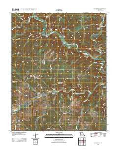 Rockbridge Missouri Historical topographic map, 1:24000 scale, 7.5 X 7.5 Minute, Year 2012