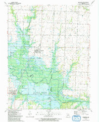 Rockville Missouri Historical topographic map, 1:24000 scale, 7.5 X 7.5 Minute, Year 1991