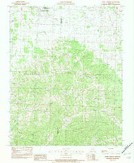 Rocky Comfort Missouri Historical topographic map, 1:24000 scale, 7.5 X 7.5 Minute, Year 1982