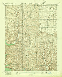 Rocky Mount Missouri Historical topographic map, 1:24000 scale, 7.5 X 7.5 Minute, Year 1935