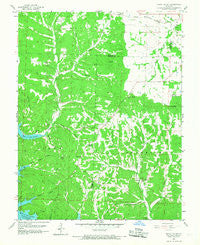Rocky Mount Missouri Historical topographic map, 1:24000 scale, 7.5 X 7.5 Minute, Year 1959