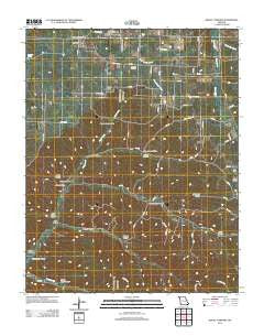 Rocky Comfort Missouri Historical topographic map, 1:24000 scale, 7.5 X 7.5 Minute, Year 2012