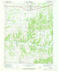 Rogersville Missouri Historical topographic map, 1:24000 scale, 7.5 X 7.5 Minute, Year 1970
