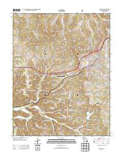 Rolla Missouri Historical topographic map, 1:24000 scale, 7.5 X 7.5 Minute, Year 2013