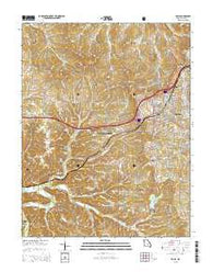 Rolla Missouri Current topographic map, 1:24000 scale, 7.5 X 7.5 Minute, Year 2015
