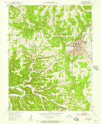 Rolla Missouri Historical topographic map, 1:24000 scale, 7.5 X 7.5 Minute, Year 1951