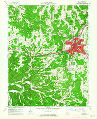 Rolla Missouri Historical topographic map, 1:24000 scale, 7.5 X 7.5 Minute, Year 1963