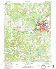 Rolla Missouri Historical topographic map, 1:24000 scale, 7.5 X 7.5 Minute, Year 1992