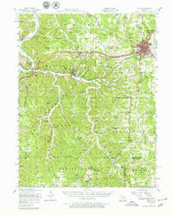 Rolla Missouri Historical topographic map, 1:62500 scale, 15 X 15 Minute, Year 1951