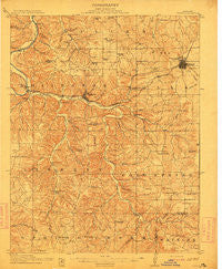 Rolla Missouri Historical topographic map, 1:62500 scale, 15 X 15 Minute, Year 1912