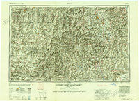 Rolla Missouri Historical topographic map, 1:250000 scale, 1 X 2 Degree, Year 1953