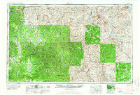 Rolla Missouri Historical topographic map, 1:250000 scale, 1 X 2 Degree, Year 1966