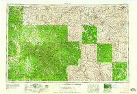 Rolla Missouri Historical topographic map, 1:250000 scale, 1 X 2 Degree, Year 1959