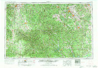 Rolla Missouri Historical topographic map, 1:250000 scale, 1 X 2 Degree, Year 1954