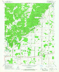 Rombauer Missouri Historical topographic map, 1:24000 scale, 7.5 X 7.5 Minute, Year 1966