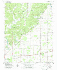 Rombauer Missouri Historical topographic map, 1:24000 scale, 7.5 X 7.5 Minute, Year 1966