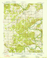 Roscoe Missouri Historical topographic map, 1:24000 scale, 7.5 X 7.5 Minute, Year 1938