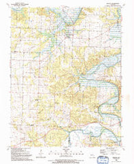 Roscoe Missouri Historical topographic map, 1:24000 scale, 7.5 X 7.5 Minute, Year 1991