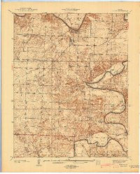 Roscoe Missouri Historical topographic map, 1:24000 scale, 7.5 X 7.5 Minute, Year 1940