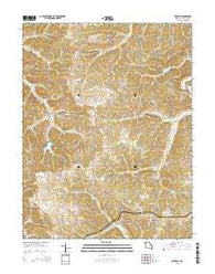 Rosebud Missouri Current topographic map, 1:24000 scale, 7.5 X 7.5 Minute, Year 2015
