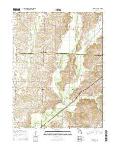 Rothville Missouri Current topographic map, 1:24000 scale, 7.5 X 7.5 Minute, Year 2015