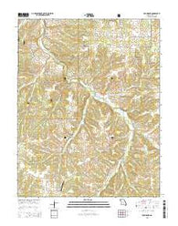 Roubidoux Missouri Current topographic map, 1:24000 scale, 7.5 X 7.5 Minute, Year 2015