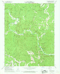 Round Spring Missouri Historical topographic map, 1:24000 scale, 7.5 X 7.5 Minute, Year 1967