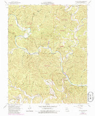 Round Spring Missouri Historical topographic map, 1:24000 scale, 7.5 X 7.5 Minute, Year 1967