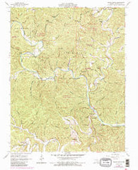 Round Spring Missouri Historical topographic map, 1:24000 scale, 7.5 X 7.5 Minute, Year 1967