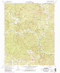 Round Spring Missouri Historical topographic map, 1:24000 scale, 7.5 X 7.5 Minute, Year 1967