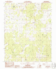 Rover Missouri Historical topographic map, 1:24000 scale, 7.5 X 7.5 Minute, Year 1986