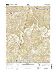 Russellville Missouri Current topographic map, 1:24000 scale, 7.5 X 7.5 Minute, Year 2015