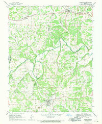 Russellville Missouri Historical topographic map, 1:24000 scale, 7.5 X 7.5 Minute, Year 1969